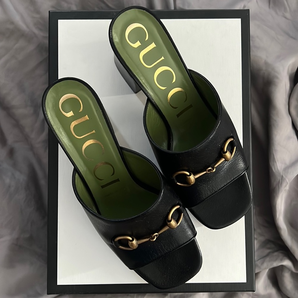 Gucci Houdan GG Platform Mules